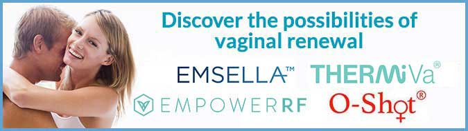 Vaginal Renewal Options Billboard: Viveve, Thermiva and O-Shot